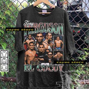 Vintage Bootleg Style Tony Ferguson Shirt, Tony Ferguson Boxing T-shirt, 90s Gra